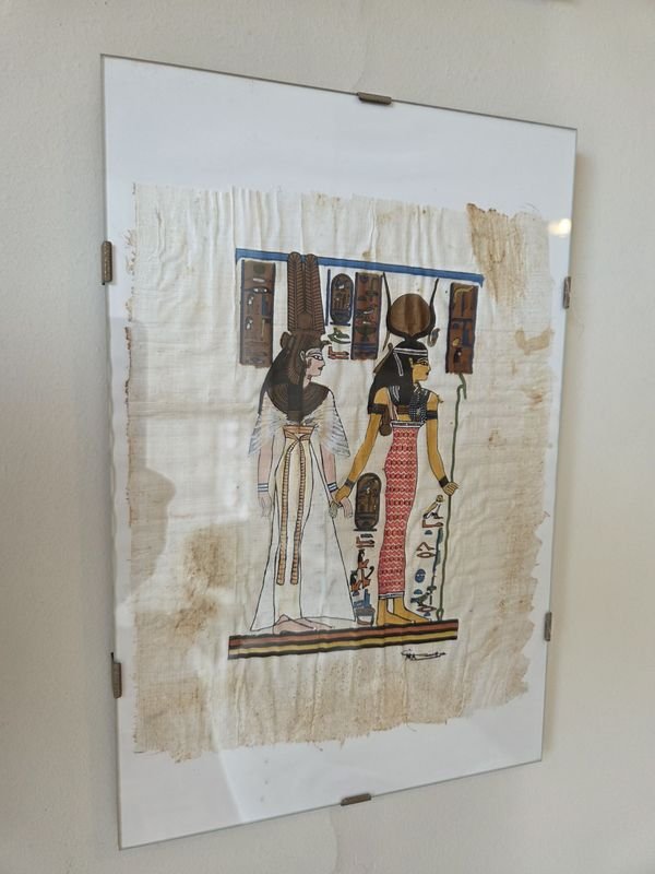Papiros egipcios enmarcados con arte antiguo - imagen 4