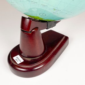 Globo Terráqueo con Soporte de Madera - Altura 34 cm - imagen 3