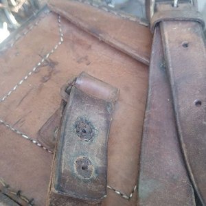 Valija Antigua de Cuero para Herramientas - imagen 4