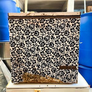 Freezer Horizontal Blanco con Diseño Floral - imagen 1