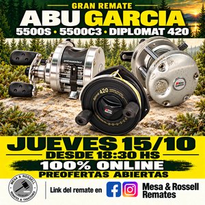 Gran Remate de Caza, Pesca y Camping: Reels Abu Garcia, Penn, Cañas, Cuchillería y Más - imagen 4