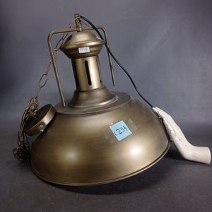 Plafón de Techo Diseño Bronceado con Cadena - 40cm Diámetro - imagen 3