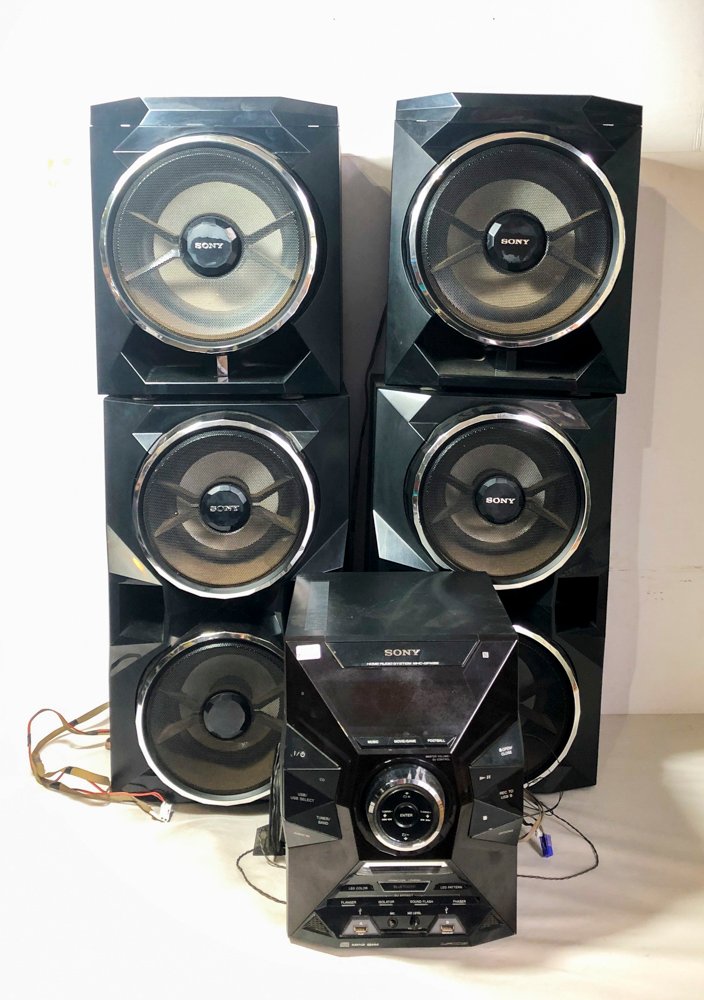 Equipo de Audio Sony HCD-GPX88 con Bluetooth y 4 Parlantes
