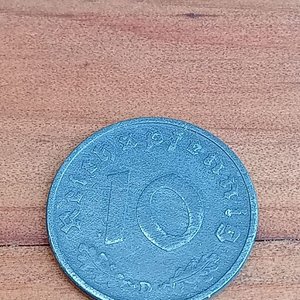 Moneda Alemana 10 Pfennig Tercer Reich 1940 - imagen 2