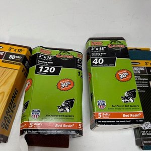 Lote de lijas para banda de diferentes granos - imagen 3