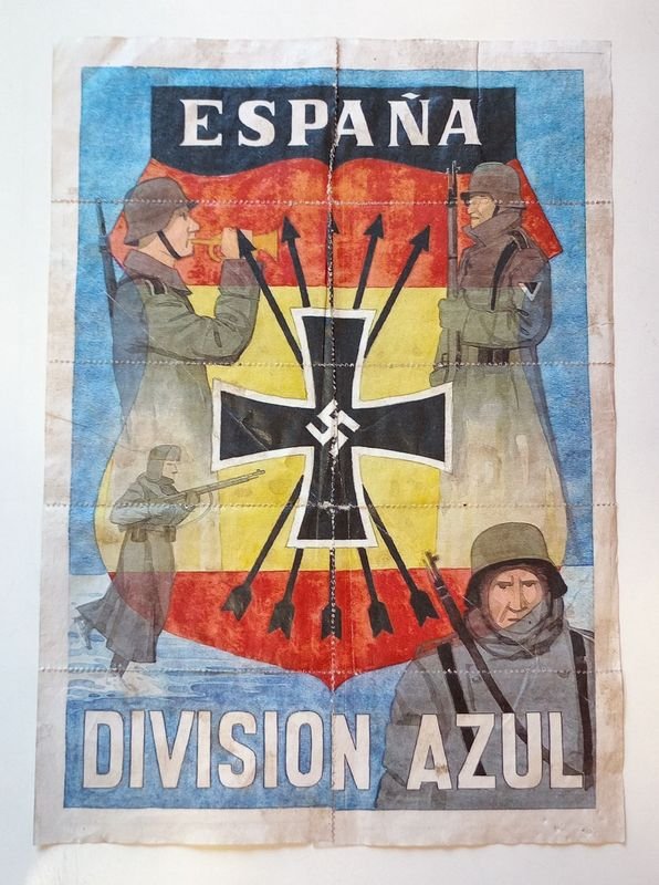 Pliego de 10 Cupones de Racionamiento Posguerra Española - División Azul