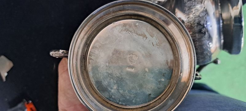 Juego de Servir en Platina Repujada - imagen 4