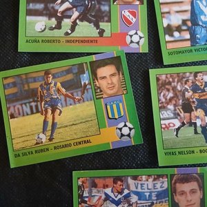 Lote de 8 Figuritas Fútbol 96 Cromy / Upper Deck Argentino - imagen 3
