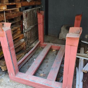 Estructura de Hierro para Guardar Listones o Caños - imagen 2