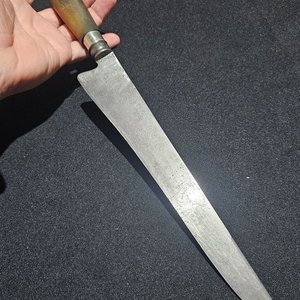 Cuchillo de Cocina Antiguo "Cazador D Coronado" Hoja 26cm Cabo Original - imagen 2