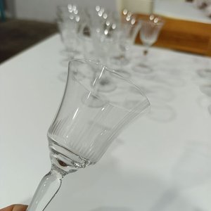 Copas de Cristal Tallado Estilo Cáliz Acampanado - Altura 13 cm - imagen 2
