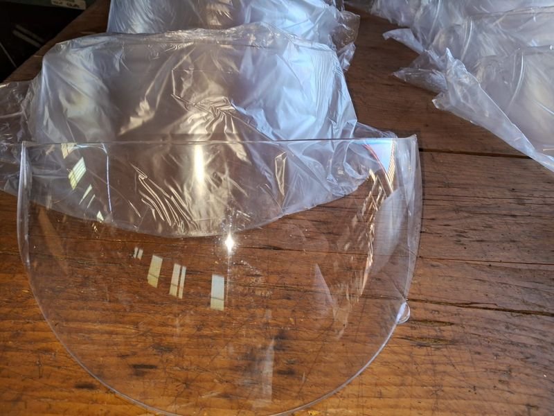 Lote anterior: Visores de casco de moto transparentes de acrílico