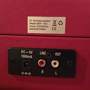 Tocadiscos Portátil Rojo "Apogee Sound International" Bluetooth - imagen 8