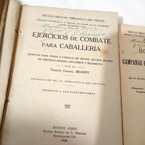 Lote de 9 Libros "Círculo Militar-Biblioteca del Oficial" - Colección General Berisso - imagen 13