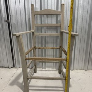 Par de Sillas Altas Rústicas para Restaurar - imagen 8