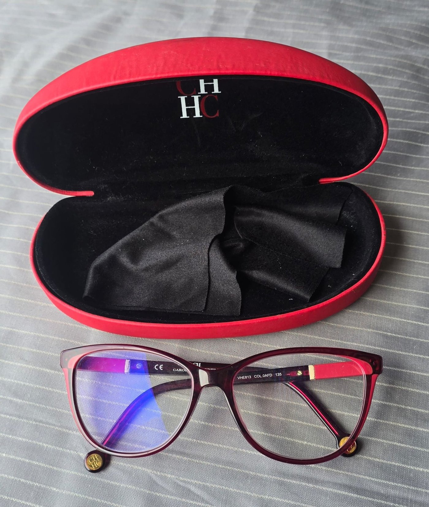 Lentes Carolina Herrera Originales con Estuche Rojo