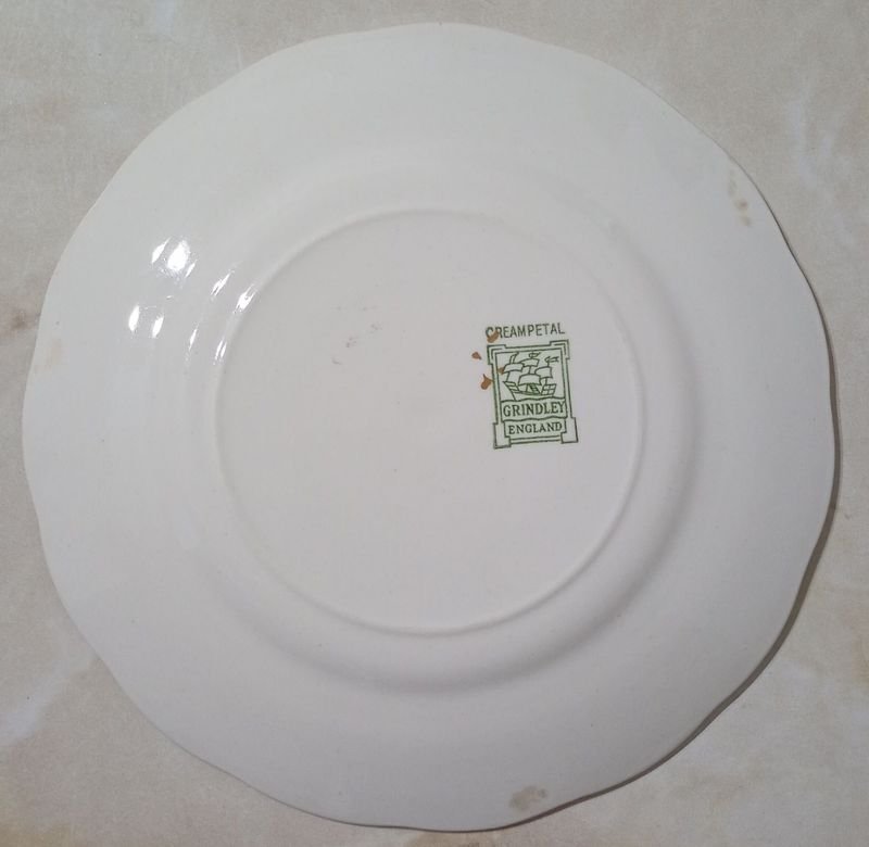 Platillos de Porcelana INGLESA - Creamy Petal Grindley - imagen 3
