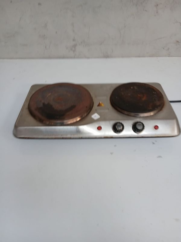 Anafe Eléctrico Doble Hornalla