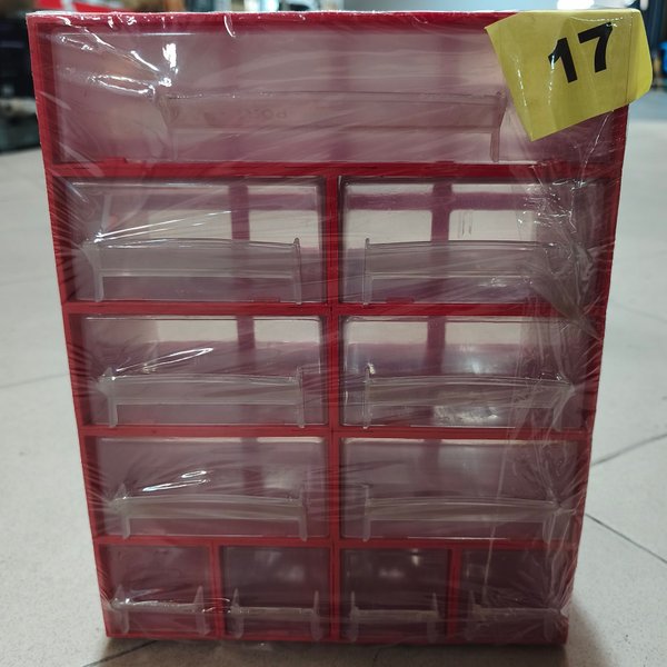 Organizador de Cajones Transparentes Rojo - imagen 1