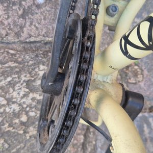 Bicicleta Plegable Moller Rodado 20 Estilo Urbano Vintage Color Crema - imagen 9