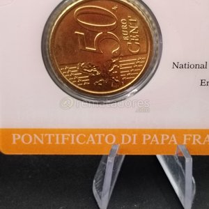 Tarjeta de Moneda de 50 Eurocent del Vaticano 2022 - imagen 6