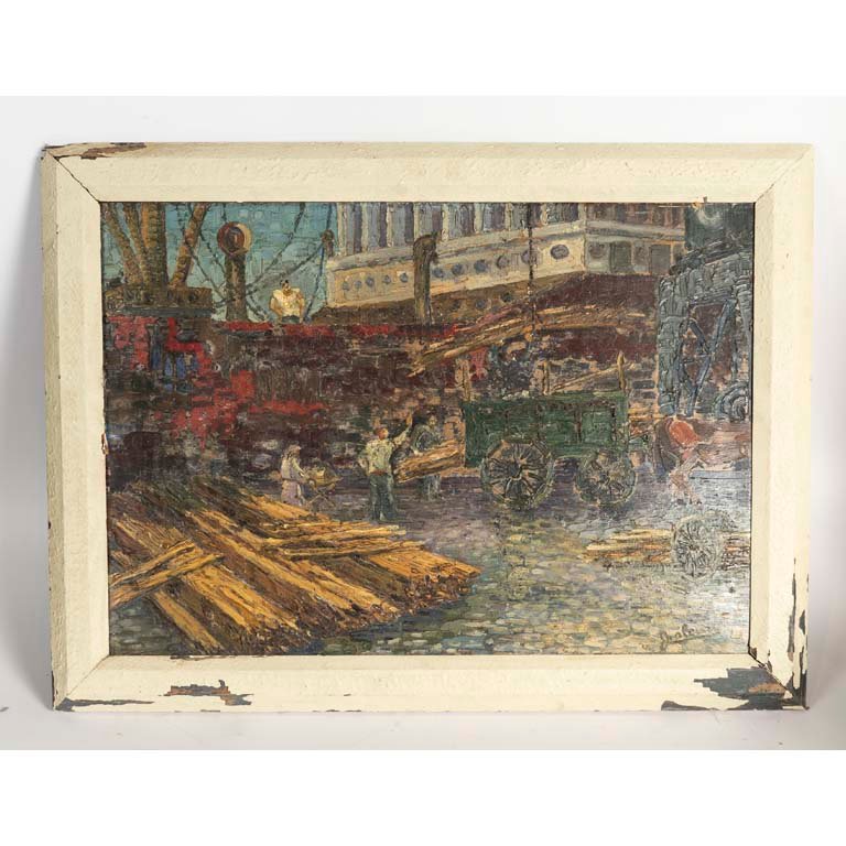 Lote anterior: Pintura Oleo "La Estiba" con Firma Ilegible - Medidas: 50x72cm