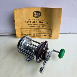 Reel de pesca Penn "The Reels of Champions" modelo Squidder No. 140 con manual - imagen 2