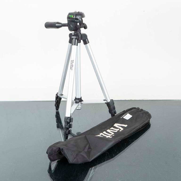 Trípode Vivitar Plateado para Cámara y Video