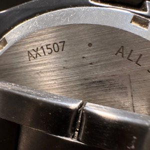 Reloj Armani Exchange AX1507 Cronógrafo Acero Negro Caja Original - imagen 4