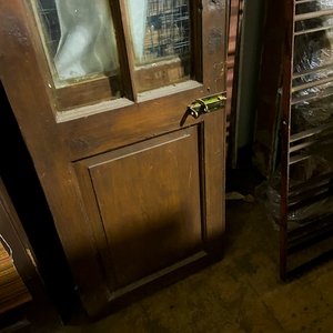 Cuatro Hojas de Puerta de Madera y Vidrio - imagen 4