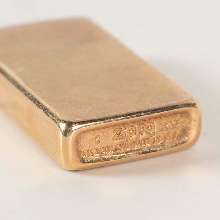 Encendedor Zippo de oro hecho en USA - imagen 2