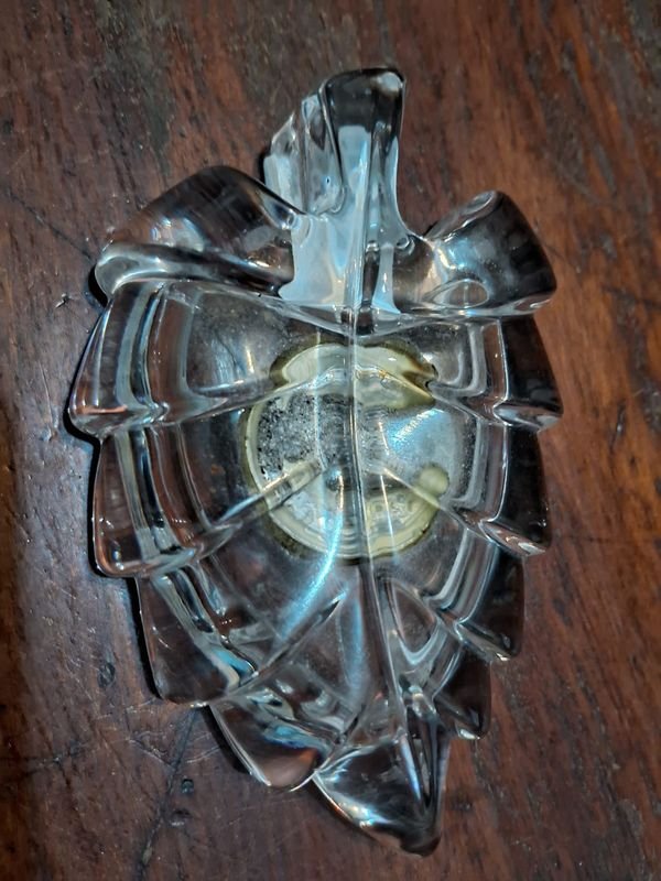 Vidrio de Ceniciento con centro dorado - imagen 4