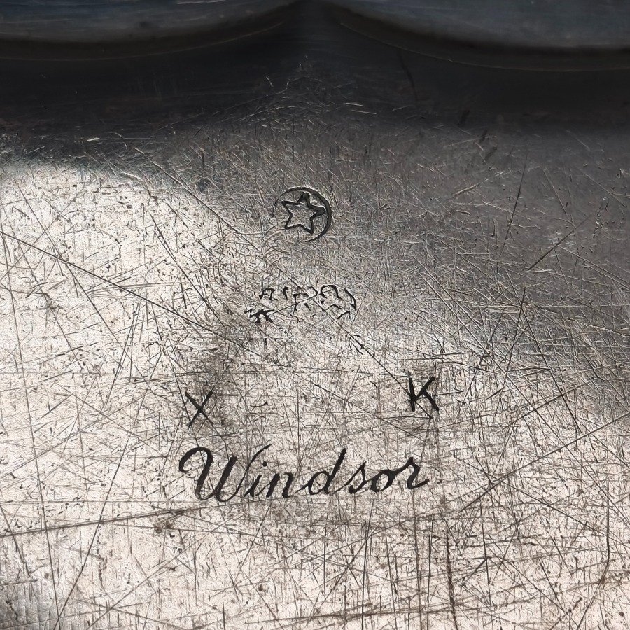 Bandeja de plata Windsor con contorno en relieves - imagen 7