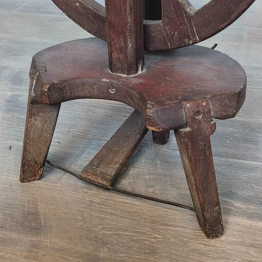 Antigua Rueca de Madera para Tejer - imagen 11