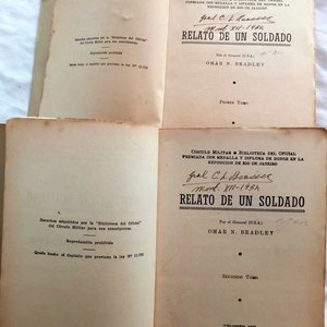 Relato de un Soldado: Tomo I y II de Omar N. Bradley, Colección Círculo Militar (1954) - imagen 2