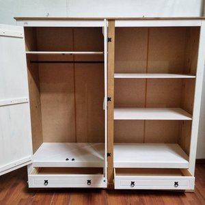 Modular Blanco y Natural con Puertas, Estantes y Cajones - imagen 2