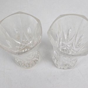 Juego de Vasos de Cristal Tallado y Esmerilado - imagen 3