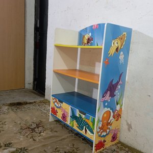 Estantería Infantil 3 Niveles con 2 Cajones Temática Marina - imagen 3