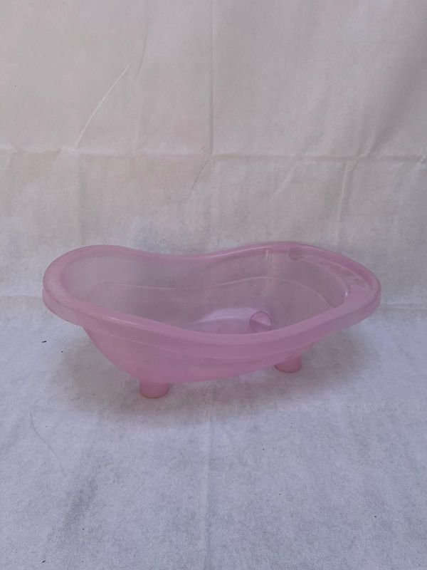 Palangana y botella para bebés en rosa - imagen 3