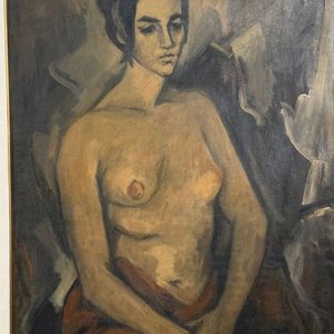 Pintura "Desnudo" de Manuel Lima, Óleo sobre Tela 90x60 cm - imagen 2