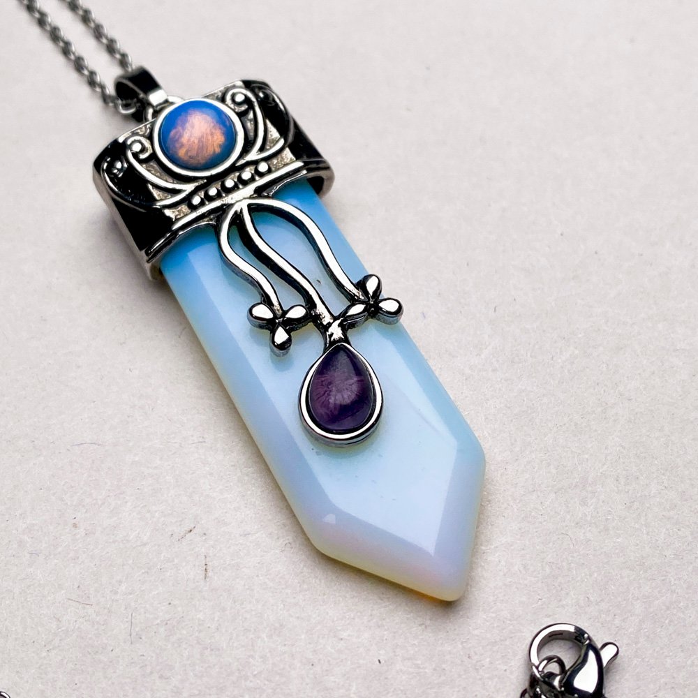 Cadenita con dije de piedra - imagen 2