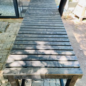 Lote anterior: Mesa Rústica de Jardín Negra - Madera Maciza 2.70m