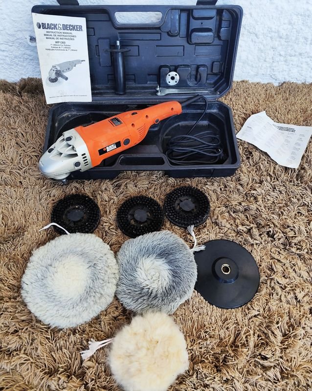 Lote anterior: Pulidora BLACK & DECKER Modelo WP1300 de 7 pulgadas con accesorios