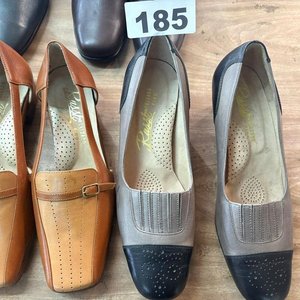 Lote de 5 pares de zapatos de cuero artesanales para dama - imagen 2