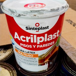 Lote de Pinturas: Latas Inca, Sinteplast y Otras Varias - imagen 3