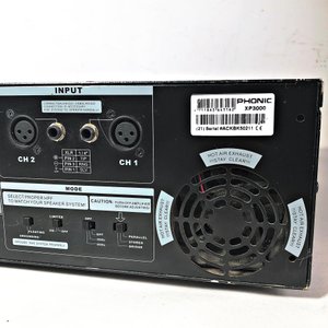 Potencia Phonic XP 3000 Amplificador de Audio Profesional - imagen 3