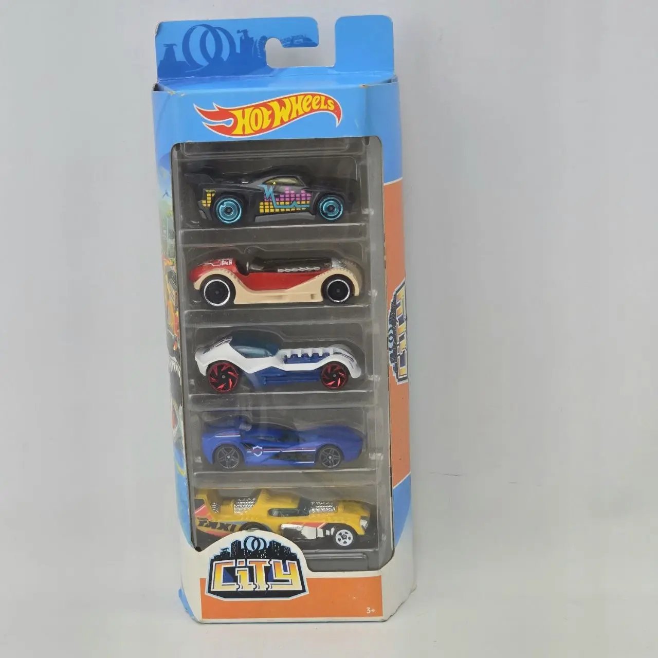 Pack 5 Autitos Hot Wheels City