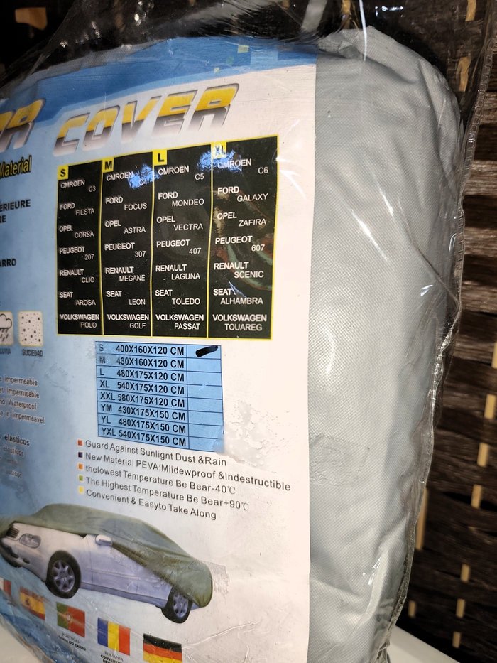 Cubierta de auto para coches grandes, protección contra el agua y el sol - imagen 4