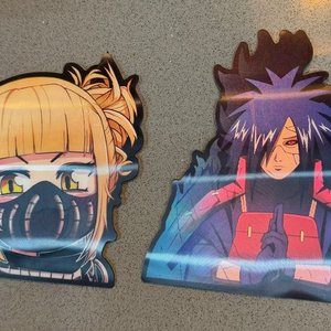 Stickers de Personajes Anime: Himiko Toga y Madara Uchiha - imagen 2