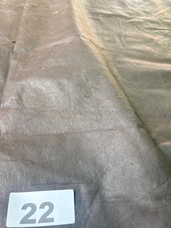 Lote de Cuero Natural Napa Marrón Oscuro - imagen 1